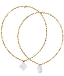 Martha Calvo Bags & Accessories 2 Piece Pearl Necklace Set