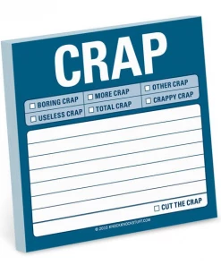 Knock Knock Sticky Note: Crap Home & Beauty