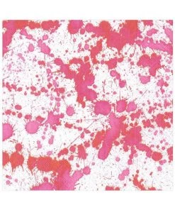 Caspari Splatterware Paper Dinner Napkins In Pink Just In