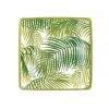 Caspari Home & Beauty Under The Palms Square Paper Salad & Dessert Plates - 8 Per Package