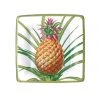 Caspari Tropical Fruit Paper Salad & Dessert Plates In White - 8 Per Package