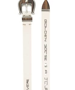 Golden Goose Rodeo Washed Leather Belt