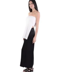 ESSE STUDIOS Just In Rib Tube Top In Ivory