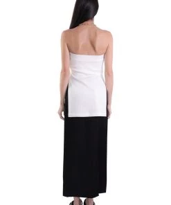 ESSE STUDIOS Just In Rib Tube Top In Ivory