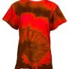 Retrofete Featured Designers Tie Dye T-Shirt In Sepia Orange