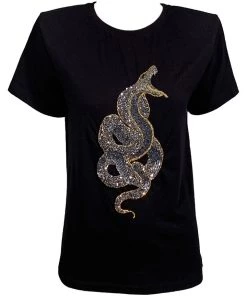 Retrofete Featured Designers Viper T-Shirt In Black