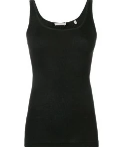 Vince. Scoop Neck Tank In Black Just In