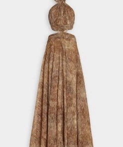 ALEXIS Aaliyah Maxi Dress In Animal Print