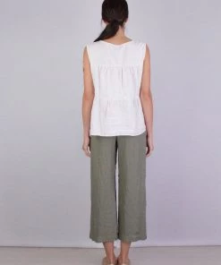 Velvet Abel Sleeveless Tier Top In Cobble Just In