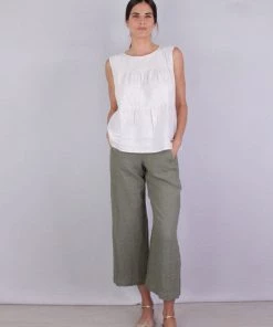 Velvet Abel Sleeveless Tier Top In Cobble Just In