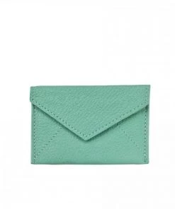 Graphic Image Bags & Accessories Robin's Egg Blue Goatskin Mini Envelope