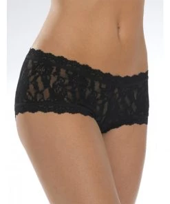 Hanky Panky Just In Rolled Signature Lace Boyshort Black