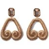 Lizzie Fortunato Bags & Accessories Scroll Earrings In Bronze