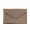 Graphic Image Taupe Goatskin Envelope Bags & Accessories