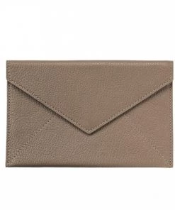 Graphic Image Taupe Goatskin Envelope Bags & Accessories