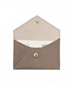 Graphic Image Bags & Accessories Taupe Goatskin Mini Envelope