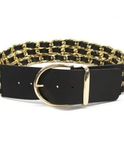 B-Low The Belt Yasmin Black Gold Belt