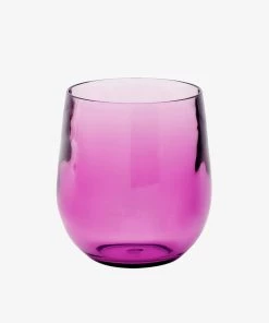 Caspari Just In Acrylic 12oz Tumbler Glass In Amethyst