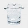 Caspari Acrylic 60oz Ice Bucket & Lid In Crystal Clear