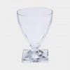 Caspari Acrylic 8.5oz Wine Goblet In Crystal Clear