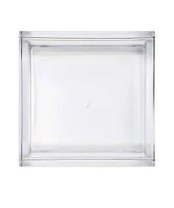 Caspari Acrylic Cocktail Napkin Holder In Crystal Clear