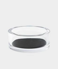 Caspari Acrylic Wine Bottle Coaster In Crystal Clear