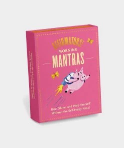 Knock Knock Home & Beauty Affirmators! Mantras Morning – Day Affirmation Cards Deck