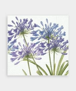 Caspari Agapanthus Paper Luncheon Napkins Just In