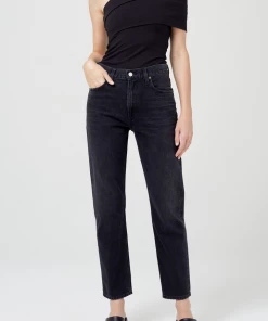 AGOLDE Sliced Bodysuit In Black