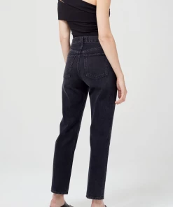 AGOLDE Sliced Bodysuit In Black