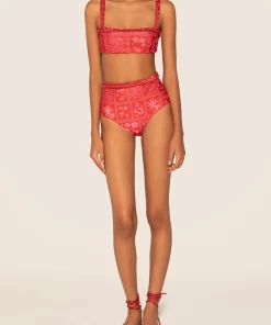 Agua By Agua Bendita Nopal Ipanema Escarlata Bikini Bottom Just In