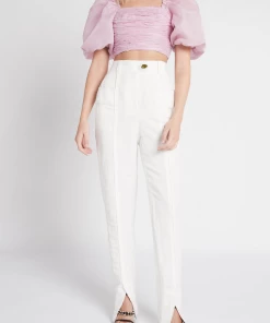 Aje. United Raw Edge Pant In Ivory Just In