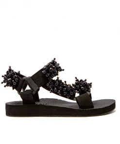 Arizona Love Trekky Black Pearl Sandals Flats