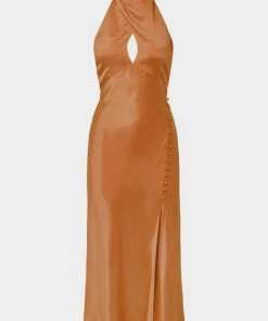 NICHOLAS Aline Dress In Caramel