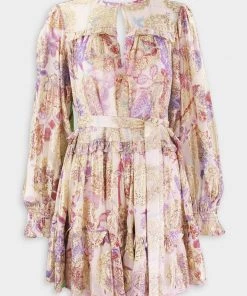 Hemant & Nandita Amal Short Dress In Lilac