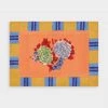 Lisa Corti Just In American Placemat 35 X 48 Queen Flower In Peach
