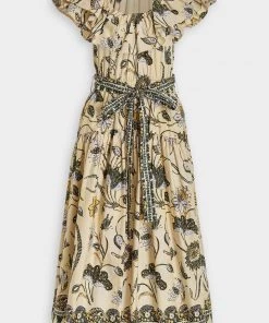 Ulla Johnson Amira Dress In Lemonbalm
