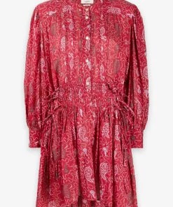 Isabel Marant Étoile Anaco Dress In Red