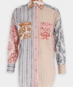 ZIMMERMANN Andie Relaxed Shirt In Spliced