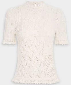 Zimmermann Anneke Patchwork Top In Cream Just In
