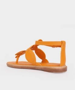 Ulla Johnson Arabella Braided Leather Sandal In Marigold Just In