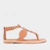 Ulla Johnson Arabella Braided Leather Sandal In Meerkat Just In