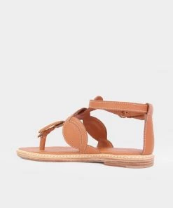 Ulla Johnson Arabella Braided Leather Sandal In Meerkat Just In