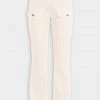 Derek Lam 10 Crosby Just In Aspen High Waisted Flare Pant In Ecru