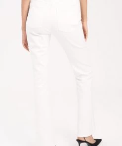 Derek Lam 10 Crosby Just In Aspen High Waisted Flare Pant In Ecru