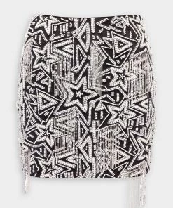 Retrofete Featured Designers Atlas Skirt In Pearl Star