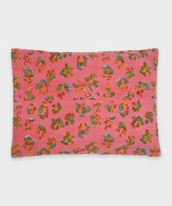 Lisa Corti Home & Beauty Baby Pillow Leopard Stripes In Sky