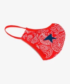 Golden Goose Bags & Accessories Bandana Print Golden Face Mask In Red