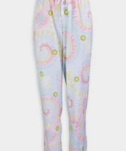 P.J. Salvage Just In Banded Pant Smiley In Sky Blue