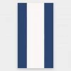 Caspari Bandol Stripe Paper Guest Towel Napkins In Navy